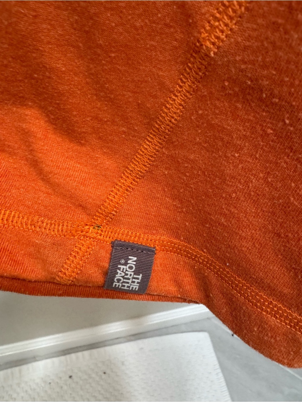 The North Face Polo Shirt Mens Large Orange FlashDry-XD Performance Golf Hiking - Picture 5 of 8